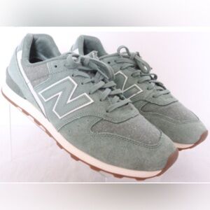 New Balance Women's Sneakers in Sage Green and White
